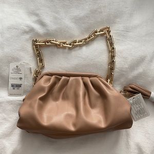 Tan Clutch/Crossbody handbag